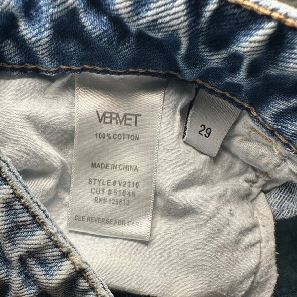Vervet Women's Acid Wash Distressed Jeans Size 29 - Picture 6 of 8